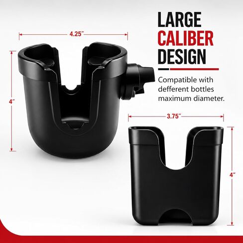Cup and Phone Holder Only Compatible with Doona Stroller Car Seat All-in-One Travel System – Hook-On Attachment in Kuwait