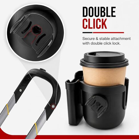 Cup and Phone Holder Only Compatible with Doona Stroller Car Seat All-in-One Travel System – Hook-On Attachment in Kuwait
