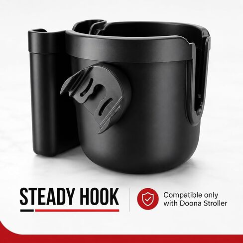 Cup and Phone Holder Only Compatible with Doona Stroller Car Seat All-in-One Travel System – Hook-On Attachment in Kuwait