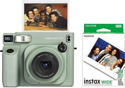 Fujifilm instax Wide 400 Instant Camera Bundle - Green in Kuwait
