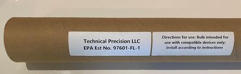 Technical Precision TROJAN TECHNOLOGIES 602880 QUARTZ SLEEVE in Kuwait