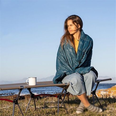 Outdoor Multi Functional Down Blanket Super Light Quilt Travel Portable Shawl Aircraft in Kuwait