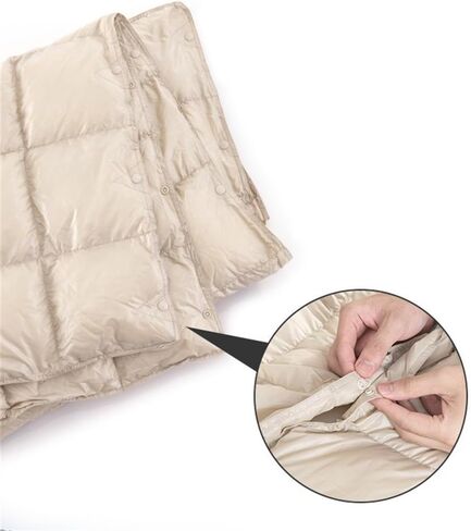 Outdoor Multi Functional Down Blanket Super Light Quilt Travel Portable Shawl Aircraft in Kuwait