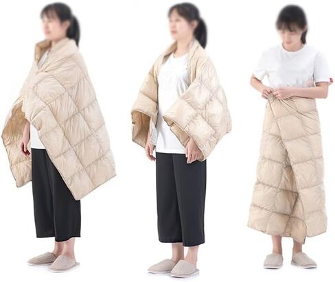 Outdoor Multi Functional Down Blanket Super Light Quilt Travel Portable Shawl Aircraft in Kuwait