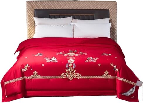Hand-Embroidered Long Lint Cotton Wedding Silk Quilt Spring and Autumn in Kuwait