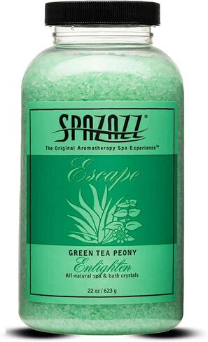 Spazazz SPZ-109 Escape Aromatherapy Crystals Container, 22-Ounce, Green Tea Peony Enlighten in Kuwait