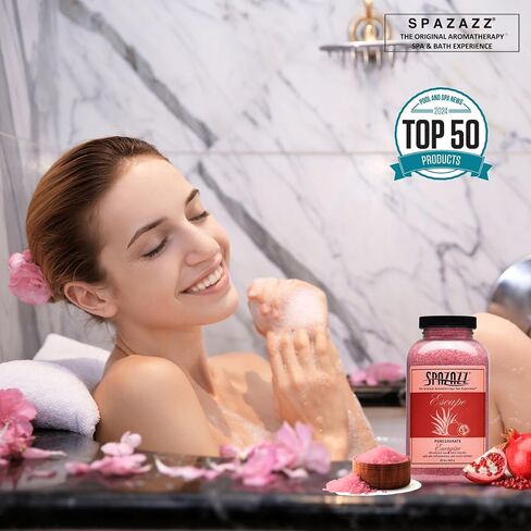 Spazazz SPZ-261 Escape Aromatherapy Crystals Container, 22-Ounce, Pomegranate Energize in Kuwait