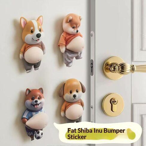 30Pcs Squishy Animal Anti-Collision Stickers Silicone Stress Relief Bump Pads for Car Phone Door Furniture in Kuwait