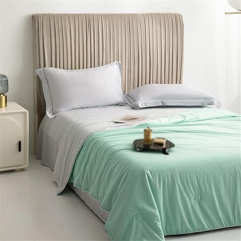 Cooling Blankets Smooth Air Condition Comforter Lightweight Quilt with Side Cold & Fabric in Kuwait