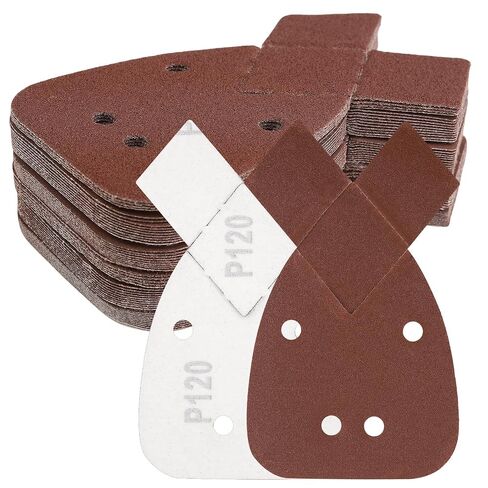 Mouse Sander Sandpaper with Extra 2 Tips for Replacement, 50PCS 60 80 120 150 220 Grit Sandpaper Assortment, Sanding Sheets for Black and Decker Mouse Sanders in Kuwait