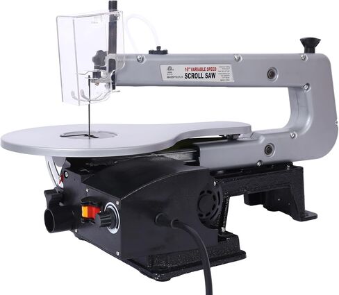 Gecheer 16-Inch Variable Speed Scroll Saw with Tilting Worktable for Precision Woodworking in Kuwait