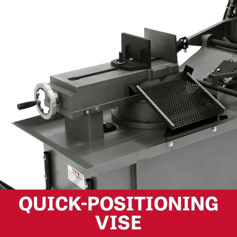 JET 7" x 10-1/2" Metal Cutting Mitering Horizontal/Vertical Band Saw, 1 HP, 115/230V 1Ph (HVBS-710S) in Kuwait