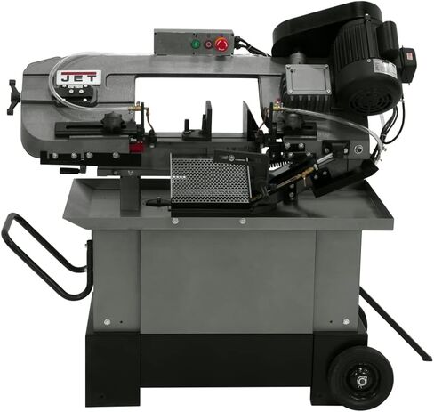 JET 7" x 10-1/2" Metal Cutting Mitering Horizontal/Vertical Band Saw, 1 HP, 115/230V 1Ph (HVBS-710S) in Kuwait