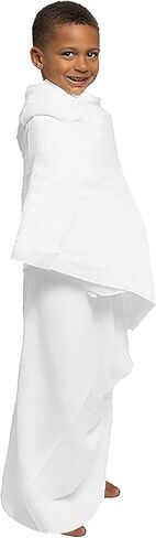 Ihram Clothing for Kids Hgjj Umrah, Soft Lightweight Wrap Set Clothing Ihram Ahram Ehram Saudi Dress in Kuwait
