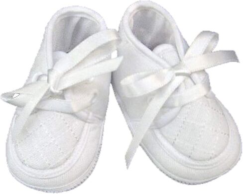 Will’Beth Boys White Christening Shoes A0146 in Kuwait