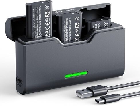 K&F CONCEPT NP-BX1 Battery and Charger Set Compatible with Sony ZV-1 ZV-1 II Cyber-Shot DSC-HX80 HX90V HX95 HX99 RX1 RX1 RX1R II in Kuwait