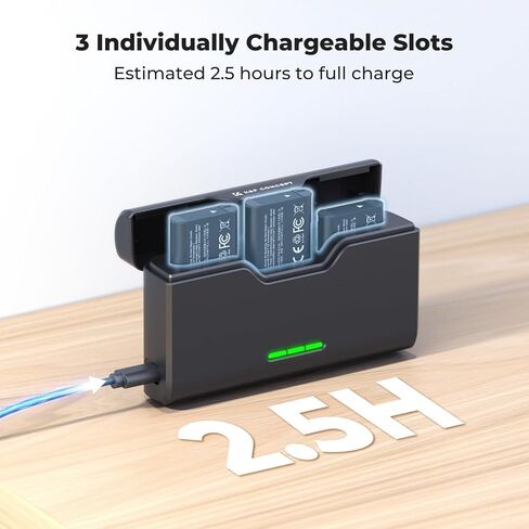 K&F CONCEPT NP-BX1 Battery and Charger Set Compatible with Sony ZV-1 ZV-1 II Cyber-Shot DSC-HX80 HX90V HX95 HX99 RX1 RX1 RX1R II in Kuwait