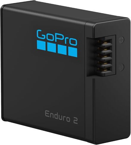 GoPro Dual Battery Charger + Enduro 2 Battery (Mission 1 Series + HERO13 Black) - Official GoPro Accessory in Kuwait