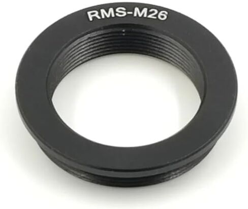 RMS-M26 Flange Adapter RMS Thread to M26 x0.75 mm, for Microscope objectives in Kuwait
