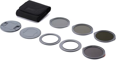 Tilta Illusion Magnetic Filter Creator Kit | Circular Polarizer | Variable ND 1-5 Stops | Magnetic Adapter Rings in Kuwait
