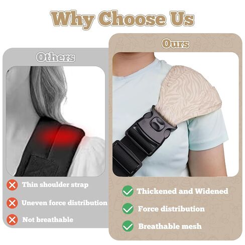 Baby Sling Carrier,Toddler Carrier,Ergonomic Baby Carrier for Newborn to Toddler, Soft Adjustable Hands-Free Infant Carrier, Portable and Breathable Hip Seat Carrier for Parents (Mocha) in Kuwait