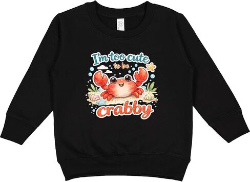 inktastic Cute Crab Toddler Sweatshirt in Kuwait