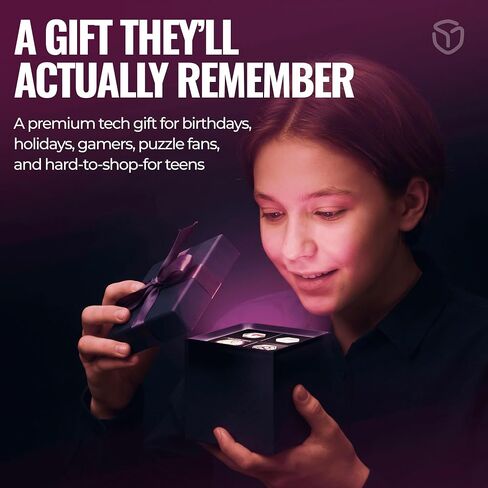 Rubik's WOWCUBE - Handheld Game Console, 100+ Games and Apps for Teens and Adults (Ages 13+) - STEM Certified Entertainment System - 24 Screens Interactive Gaming Cube in Kuwait