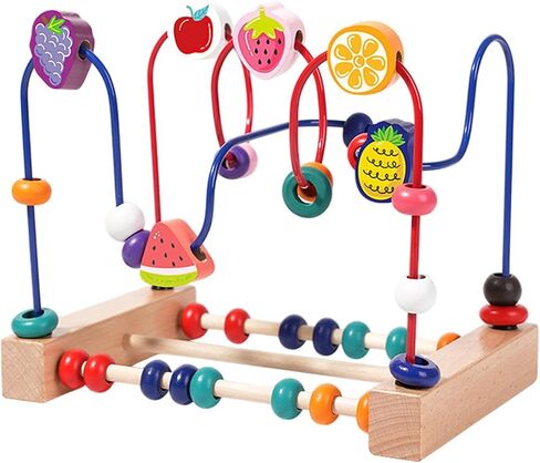 harayaa Bead Maze Toy Developmental New Year Gift Hand Eye Coordination Counting in Kuwait