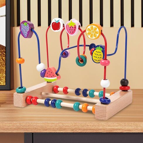 harayaa Bead Maze Toy Developmental New Year Gift Hand Eye Coordination Counting in Kuwait