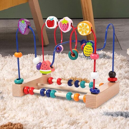 harayaa Bead Maze Toy Developmental New Year Gift Hand Eye Coordination Counting in Kuwait