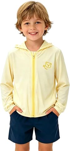 Toddler Baby Sun Jacket UV Protection Summer Sun Hoodie Skirt for Boy Girls in Kuwait
