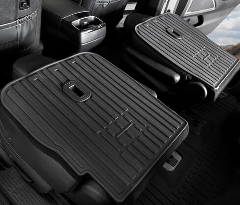 Kick Mats Backrest Mats for 2020-2024 2025 Kia Telluride 7 Passenger Captain Chairs Car Mats Accessories, All Weather TPE Interior Protector(2nd Row Backrest Mats) in Kuwait
