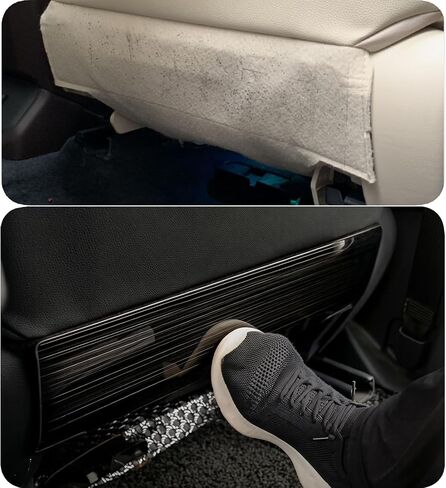 JYCDC Back Seat Protector for 2024-2026 Toyota Grand Highlander, Rear Seat Back Kick Protector Cover, Custom Fit Interior Protection Against Kids’ Shoes, Dirt & Scratches, Black in Kuwait