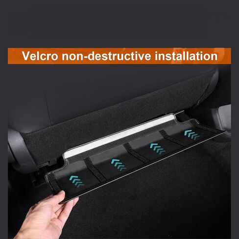 JYCDC Back Seat Protector for 2024-2026 Toyota Grand Highlander, Rear Seat Back Kick Protector Cover, Custom Fit Interior Protection Against Kids’ Shoes, Dirt & Scratches, Black in Kuwait