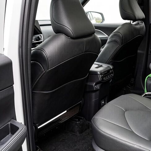 JYCDC Back Seat Protector for 2024-2026 Toyota Grand Highlander, Rear Seat Back Kick Protector Cover, Custom Fit Interior Protection Against Kids’ Shoes, Dirt & Scratches, Black in Kuwait