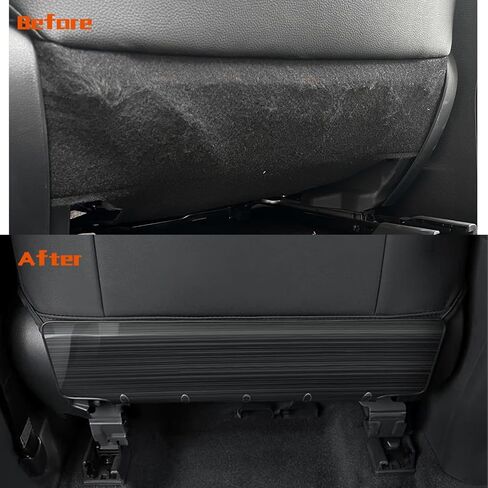 JYCDC Seat Back Protector Compatible with Toyota 4Runner 2026 2025 2024-2010 Accessories Back of Seat Protector,Stainless Steel Kick Mats Back Seat Protector 2Pcs (Black) in Kuwait