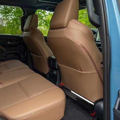 JYCDC Seat Back Protector Compatible with Toyota 4Runner 2026 2025 2024-2010 Accessories Back of Seat Protector,Stainless Steel Kick Mats Back Seat Protector 2Pcs (Black) in Kuwait