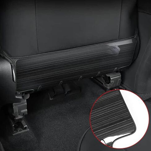 JYCDC Seat Back Protector Compatible with Toyota 4Runner 2026 2025 2024-2010 Accessories Back of Seat Protector,Stainless Steel Kick Mats Back Seat Protector 2Pcs (Black) in Kuwait
