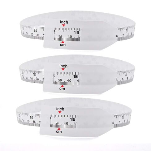 3 Pack Head Measuring Tape, 23.62 Inch Soft Scale for Infant Growth Tracking, Pediatric Clinic Home Use in Kuwait