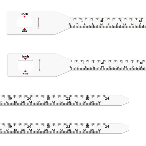 3 Pack Head Measuring Tape, 23.62 Inch Soft Scale for Infant Growth Tracking, Pediatric Clinic Home Use in Kuwait