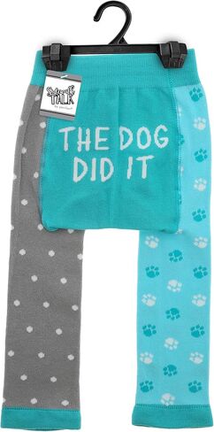 Pavilion Gift Company Unisex 6-12 Month Baby Leggings Soft Stretchy Funny Humorous Doggy Puppy K9 Dog Lover Apparel Attire, Blue, Gray, White in Kuwait