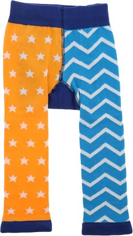 Pavilion Gift Company Unisex Sht You Not-6-12 Month Baby Leggings Soft Stretchy Humorous Funny Novelty Wacky Apparel Attire, Blue, Orange, White in Kuwait