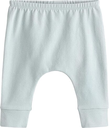 NEXT Newborn Blue Baby Leggings 4 Pack 12-18M | Cozy cotton-blend jersey, super soft handle, easy pull-on design, versatile first layer for mix-and-match outfits in Kuwait