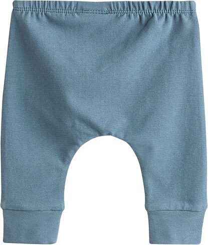 NEXT Newborn Blue Baby Leggings 4 Pack Up to 3M | Cozy cotton-blend jersey, super soft handle, easy pull-on design, versatile first layer for mix-and-match outfits in Kuwait