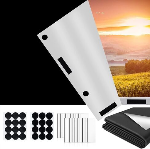 Blackout Blinds Shade for Bedroom 118" x 57" Portable DIY Blackout Curtains, Black Out Shade for Indoor Windows No Drill for Nursery Room in Kuwait