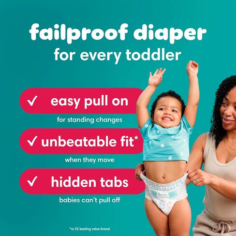 Pampers Diapers - Cruisers 360° - Size 4, 21 Count, up to 100% Leakproof Fit, Designed for Active Babies, Pull On Diaper in Kuwait