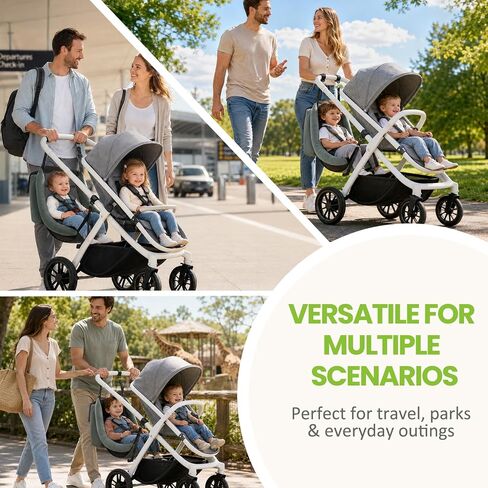 Stroller Hammock Seat for Toddler, 5-Point Harness, Detachable Stroller Seat Attachment, Folds be a Storage Bag, Curved Hammock-Style Seat Accessories, for 3-5 Years Old, Up to 45 lbs in Kuwait
