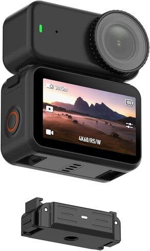 LOKEKE Compatible with DJI Action 6 Adapter Base, Quick Release Charger Charging Dock Stand Mount Compatible with DJI Osmo Nano with USB Type C Port, Zinc Alloy, NO Charging Cable in Kuwait