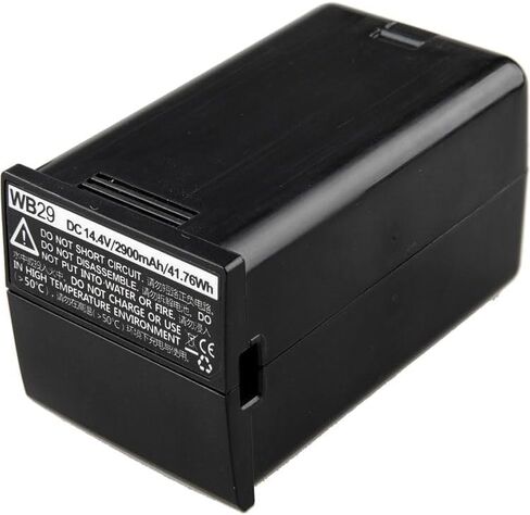 Godox Flash WB-29 Lithium-Ion Battery Pack for AD200 Pocket Flash, 14.4V 2900mAh Rechargeable Replacement Battery for Reliable Power, Portable Backup for Studio and On-Location Photography in Kuwait