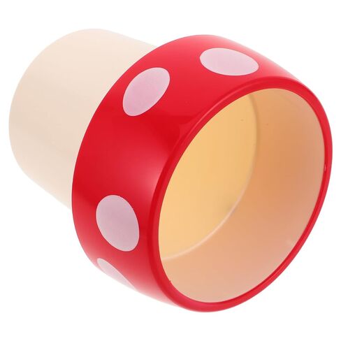 TOYANDONA Cute Mushroom Shaped Desktop Trash Can and Pen Holder for Nursery and ’s Rooms, Plastic Mini Recycling Bin with Large Capacity, Stylish and Creative Design for Home or Office in Kuwait